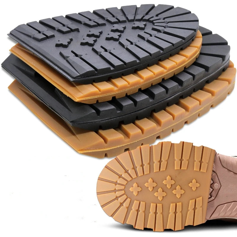 Thicken Rubber Shoe Soles For Men Leather Business Shoes Anti-slip Wear-resistant Outsole Repair DIY Replacement Outsole Mat Pad