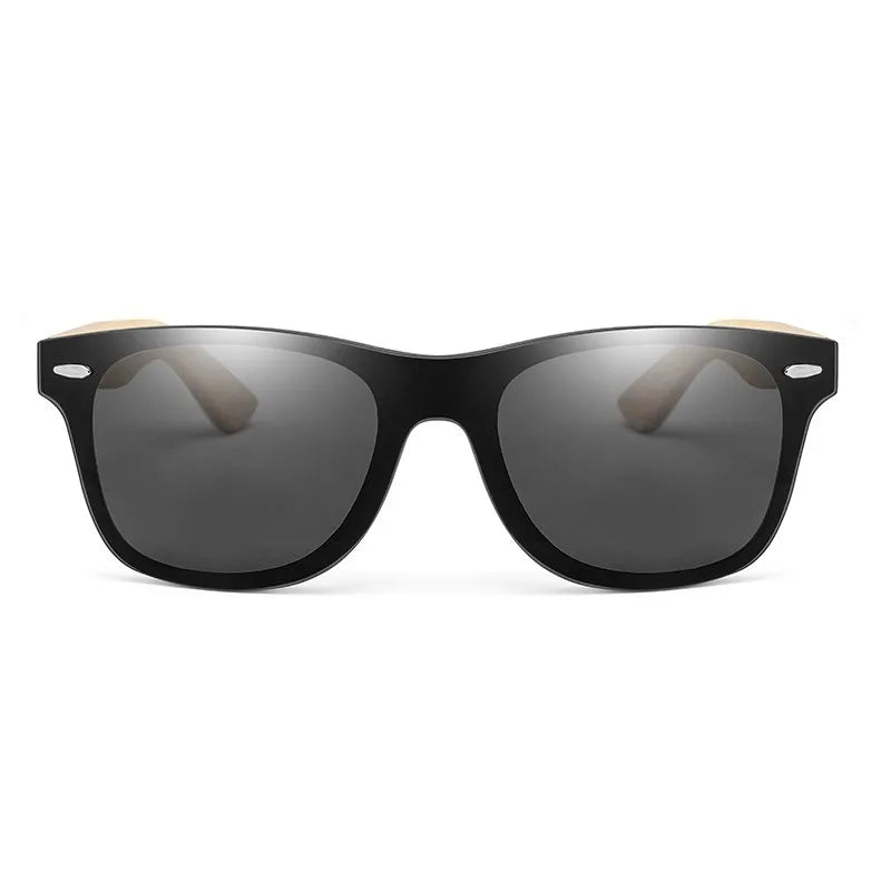 Wood Sunglasses Men Women Square Bamboo Women for Women Men Mirror Sun Glasses Oversize Retro De Sol Masculino Handmade